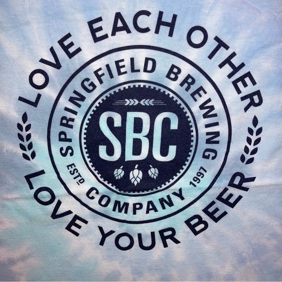 Colortone Other - Springfield Brewing Co TieDye Tee SS 100% cotton, EUC 3515